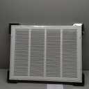 Vevor 25"W x 20"H [Duct Opening Size] Steel Return Air Filter Grille - Removable Face/Door for 1 inch Filters -HVAC Vent Cover Grill - White [Outer Dimensions: 27 5/8"W X 22 5/8"H]