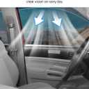 JOYTUTUS in-Channel Rain Guards Compatible with 2005-2015 Tacoma Double Cab Window Vent Visor Window Deflectors Vent Shades Tacoma Accessories