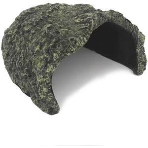 Large Rock Cave Hideout for Reptiles & Amphibians - Ideal for Bearded Dragons, Turtles, Snakes, Lizards, Geckos, Tortoises & Small Pets - Terrarium & Aquarium Decor, Safe Reptile Habitat