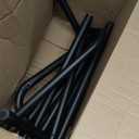 Elevated Dog Bed, Raised Outdoor Dog Cots Beds for Medium Dogs, Waterproof for Indoor & Outdoor, Cooling Hammock Cot with Breathable Mesh, Black, 37 Inches