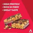 Atkins Chocolate Chip Granola Protein Bar, High Fiber, Low Sugar, 17g Protein, 3g Net Carb, High Protein Bars, Keto Friendly, 12 Count
