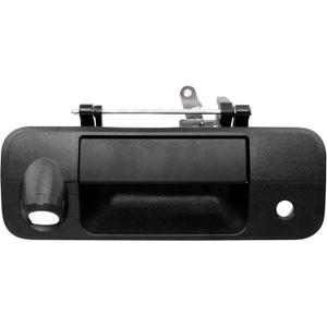 Gledewen 81214 Metal Upgraded Tailgate Handle Liftgate Latch Handle with Rear Camera Hole, Compatible with 2007-2013 Toyota Tundra, Replaces# 690900C051