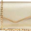 Clutch Purse Evening Bag for Women，Envelope Handbag With Detachable Chain