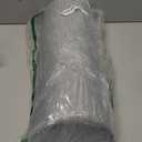 5 STARS UNITED Knee Pillow for Back Sleeping  Cooling Cover - Memory Foam Cushion for Sciatica Pain Relief  Under Leg Support for Sleeping on Back  Half Moon Bolster for Bed, Arctic Gray (Standard)