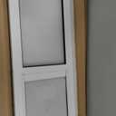 Dog Door for Sliding Glass Door with Magnetic Flat, Installed on Either Left or Right SideSliding Door Pet Doggie Door Insert with Lock, Adjustable Height No-Cut Required Doggy Door (Medium 8.6''12.7'' Flap Size)