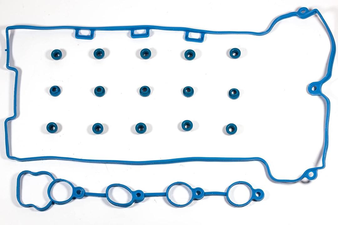 VS50769R for Chevy Malibu 2.4 valve cover gasket Chevy HHR Cobalt Pontiac G5 G6 SATURN 2.2L 2.4L Engine Cover Gasket Seal 2006 2007 2008 2009 2010 2011 2012 60 07 08 09 10 11 12 Replace 12598014. (VS50769R Valve Cover Gasket 2.2L 2.4L)