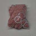 Peomeise 25pcs Dusty Pink Spandex Chair Sashes with Buckle Slider for Wedding, Party Decoration