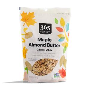 365 by Whole Foods Market, Maple & Almond Butter Granola, 12 Ounce (EXP 02/05/27)