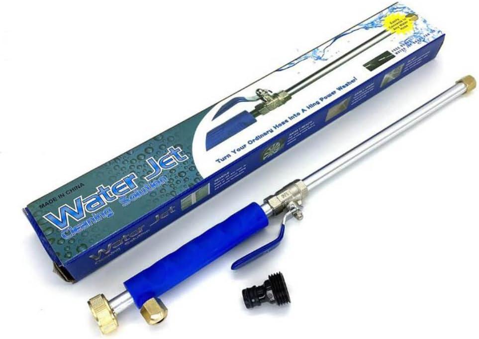 High Pressure Power Washer Wand, Hydro Jet Water Hose Nozzle, Watering Sprayer Cleaning Tool for Gutter, Patio, Car, Pet, Window Glass