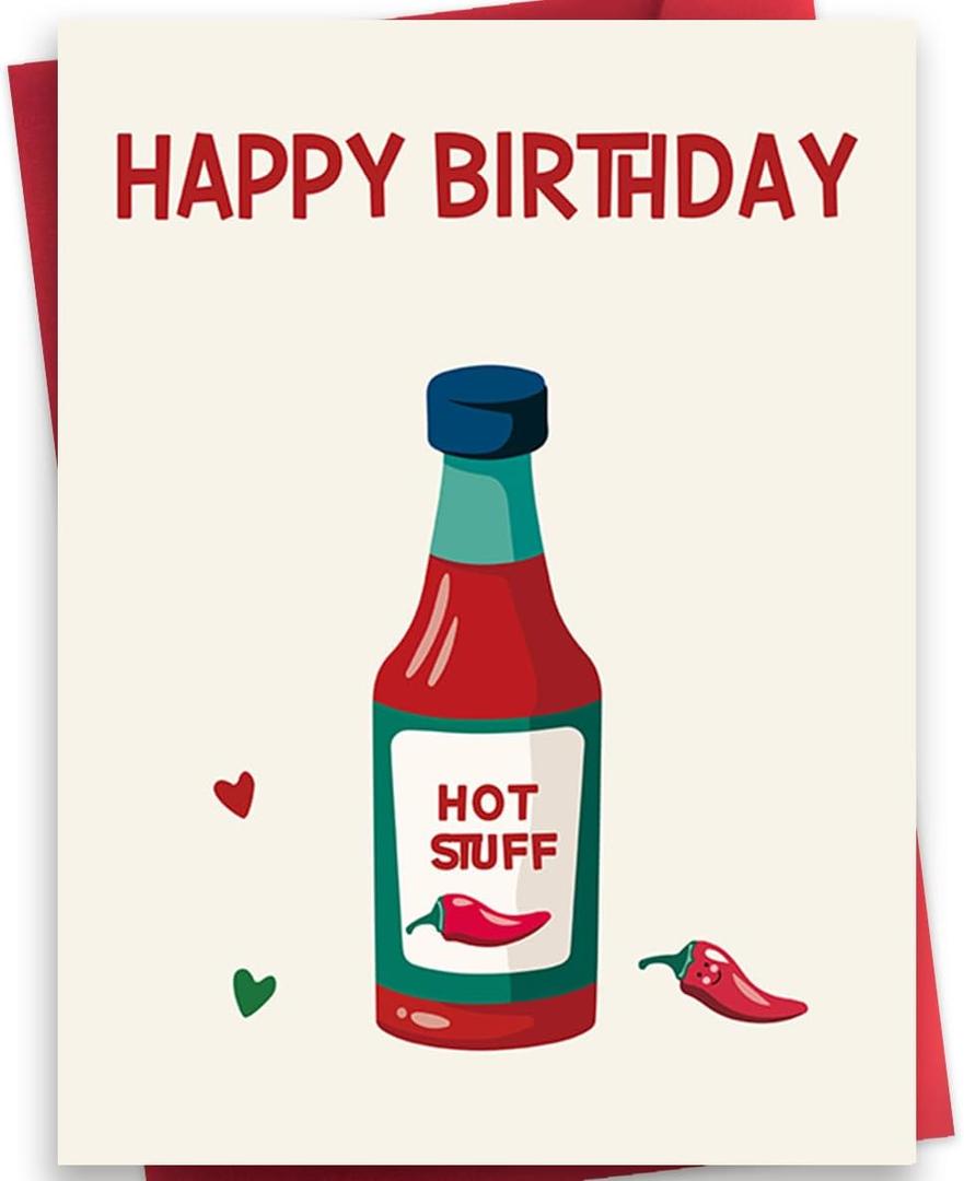 3 x Happy Birthday Card for Husband Wife, Funny Gifts for Boyfriend Girlfriend, Birthday Card for Him Her, Birthday Gift for Friend Bestie