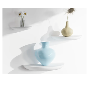 Solid Wood Half Round Floating Wall Shelves | Elegant Floating Shelves, Elevate Your Space. Perfect for Living Rooms, Bathrooms, Bedrooms, Offices, Children's Rooms