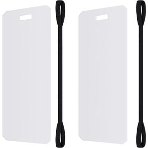 Wenqik 2 Pcs Appliance Sliders for Refrigerators Plastic Appliance Glide with Pull Strap Furniture Moving Slides for Tile Hardwood Floors Protection Glides Easily(29.92 x 8.07 Inches)