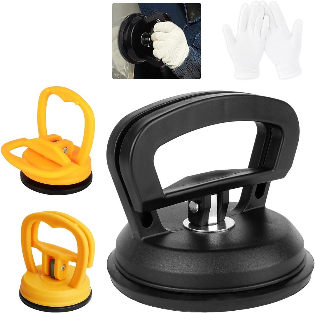 3Pcs Car Dent Puller,Powerful Car Dent Suction Puller, Fast Repairs Minor Car Dents, Dent Remover Tool for Car,Hail Damage, Lifts Glass, and Moves Objects