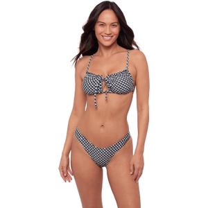 Sports Illustrated Women's Standard Ruffle Cutout Bralette (Medium, Nitty Griddy)