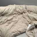 Queen Comforter Set, 7 Pieces Beige Seersucker Bed in a Bag Queen Size Soft All Seasons, Bedding Sets with Comforter, Flat Sheet, Fitted Sheet, 2 Pillow Shams, 2 Pillowcases