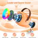 Karaoke Machine for Kids Adults: Mini Portable Karaoke Machine with 2 Wireless Microphones and Lights, Christmas Birthday Gifts for Girls Boys Family Home Party(Orange)