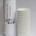 Mini Paper Cupcake Liners 1000 pc -MADE IN USA -Fluted Cupcake Holder Cups for Baking Muffins, Food-Grade, Odorless, Non-Stick, Quick-Release - Fits Mini Pans, 1 1/2'' x 1"