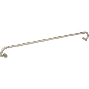 Amazon Basics Room Darkening Blackout Curtain Rod for Bedroom and Living Room, Heavy Duty, Wrap Around, 28" to 48", Nickel