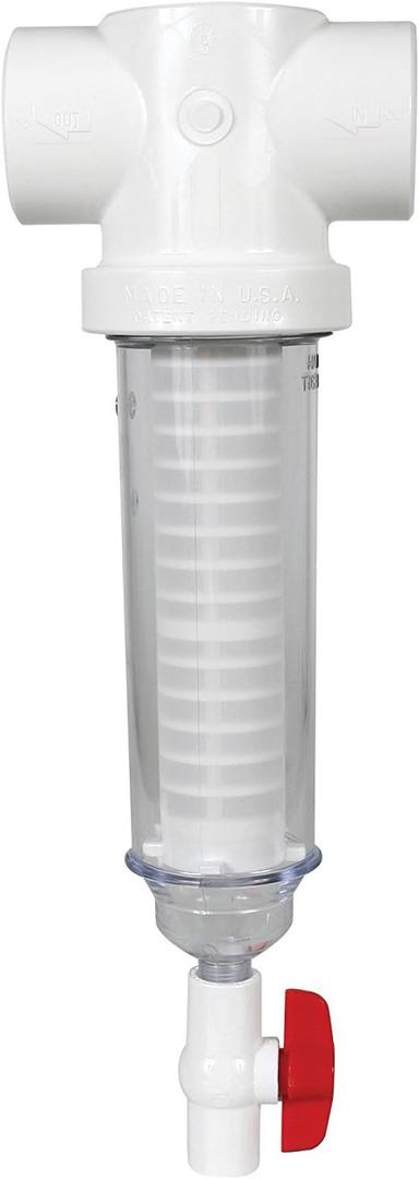 Rusco/Vu-Flow 2" 100 Mesh Spin Down Sediment Filter with Polyester Screen