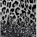 Fashion A4 Clipboard, Standard Letter Size 9" x 12.5", Decorative Wooden Clipboard with Low Profile Metal Clip for Office, School, Teachers, and Students, Luxury Black Leopard