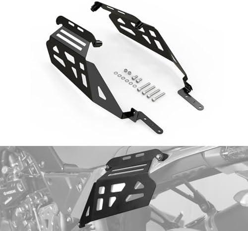 NICECNC Side Panniers Support Frame Side Luggage Carrier Compatible with Yamaha Tenere 700 /XTZ700 XTZ07 2019 2020 2021 2022 2023 2024, Side Luggage, Saddlebag Support, Black