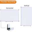 VIZ-PRO Magnetic Whiteboard/Dry Erase Board, 40 X 30 Inches, Includes 1 Eraser & 2 Markers & 4 Magnets