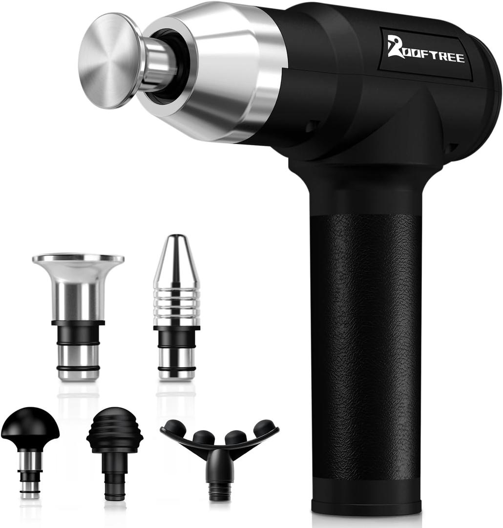 Deep Tissue Massage Gun for Athletes with Metal Heads,90W High-Powered Brushless Motor, 60lbs Stall Force,12 Hrs Battery Life for Professional Therapist Use,Relieve Sore Muscles and Stiffness-R20