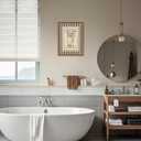 Framed Funny Bathroom Wall Art, Let The Good Times Roll Canvas Wall Decor Painting, Humorous Toilet Quote Artwork Poster Print Picture for Modern Farmhouse Bathroom Decor 16x24 Inch