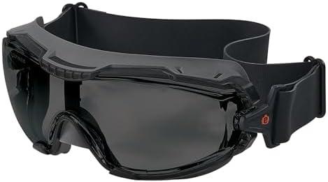Ergodyne Skullerz Arkyn Protective Dust Safety Goggle, Non-Vented, Anti Fog, Scratch Resistant​, Adjustable Neoprene Strap