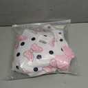IBTOM CASTLE Toddler Baby Girls Mouse Birthday Outfit Short Sleeve Pullover T-shirt Suspender Skirt with Headband Cake Smash Casual Outfits 3T-4T Pink