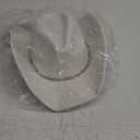 Keilin Rhinestone Cowgirl Hat Disco Cowboy Hat Felt Western Nashville Bachelorette Party Hat for Teens and Adults