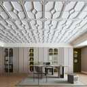 Art3d Drop Ceiling Tiles for Suspended Grid, 2 x 2 ft, 12-Pack, White, 24 x 24 Inch