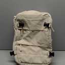 coofay Beige Travel Backpack For Women Men Airline Approved Personal Item Carry On Flight Approved Waterproof Backpack For Traveling On Airplane Weekender Travel Bag