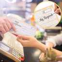 Zhanmai Gift Certificate Book with Envelope 3 Coupons Per Page with Carbonless Copy Paper Multicolor Gift Certificate Suitable for Businesses Restaurants Shopping Malls Offices(2 Pack)