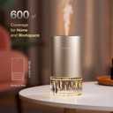 Airversa Waterless Essential Oil Diffuser Starter Kit with 2x30mL Hotel Scent Fragrance Oil for Home Room Desk Car, Battery Operated Scent Air Freshener Diffuser, 100mL Capacity, RD1 Kit Titanium