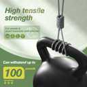 12 Pack 0.065" Trimmer Line Compatible with Greenworks Weed Wacker, 18Ft String Trimmer Refill Dual Line Weed Eater String Replacement Spool (10-Pack) Cap Cover(2-Pack)