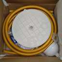 OurWarm 9.35Ft & 6Ft Gold Balloon Arch Stand, Free Bending Shape Balloon Arch Kit, Half Arch Balloon Stand with Base for Floor, Ideal for Wedding Birthday Baby Shower Graduation 4th of July Decoration