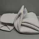 White Basket with Lid, 16"x16"x13" Large Blanket Storage for Living Room, Cute Cotton Rope Kids Toy Box, Bathroom Towel Storage, Woven Laundry Basket with Cover, Wicker Bin for Organizing