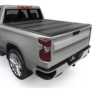 YITAMOTOR Low-Profile Hard Quad-Fold Truck Bed Tonneau Cover Compatible with 2019-2026 Chevy Silverado/GMC Sierra 1500 New Body Style with 5.8 ft Bed Without Multi-Flex Tailgate