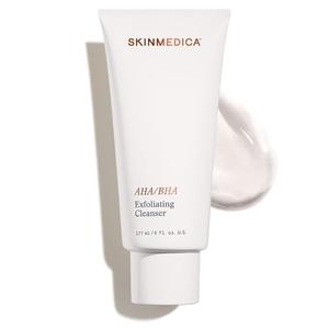 SkinMedica AHA/BHA Exfoliating Face Wash (NEW PACKAGING),Gentle Facial Exfoliating Scrub with Jojoba Oil for Smoother, Radiant Skin - Helps Improve the Appearance of Skin Tone & Texture (6 Fl Oz)