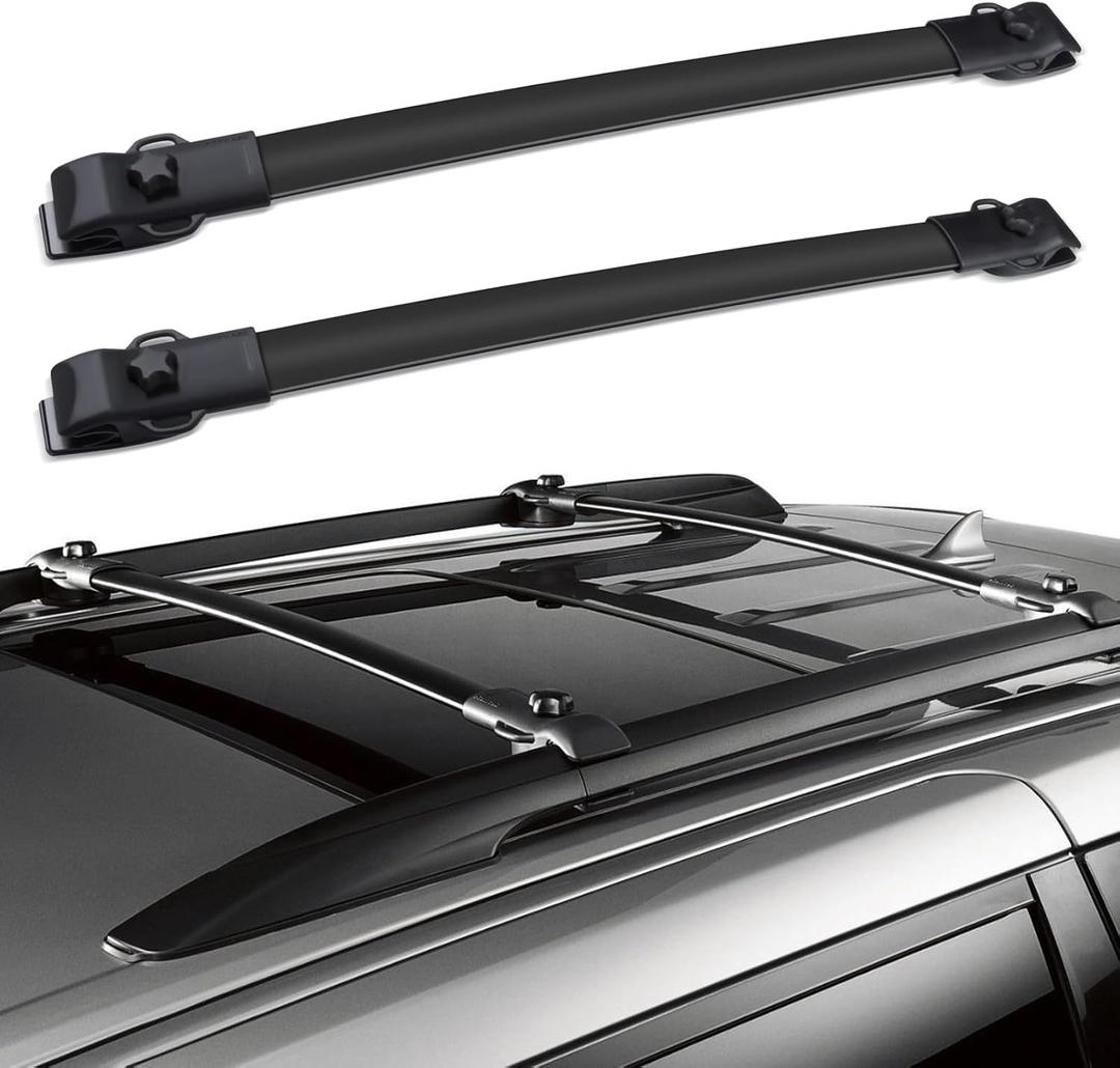 Scitoo Roof Rack Cross Bars Baggage Carrier for Toyota Sienna 2011-2020 Black 2 Pcs Roof Top Rack Luggage Carrier