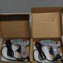 SHJADE Mini Hot Glue Gun Kit with 30 Glue Sticks - Fast Preheating Hot Melt Gun, High Temp for School Crafts DIY Arts and Quick Home Repairs(Grey), Set of 2