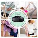 Back Brace and Sacroiliac Hip Belt for Women and Men, Narrow Breathable Mesh Lumbar Back Support Belt That Alleviates Sciatic, Pelvic, Lower Backs and Sacral Nerve Pain Caused by Si Joint Dysfunction (Black, X-Large) (XL)