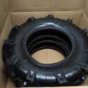 RONPOW 4.80/4.00-8 Rear Tine Tiller Tires, Tube Type Pneumatic Outer Tires (Inner Tube Required, Not Included), 16 Inch Replacement Tire, 400 Lbs Load, Fits Garden Tiller & Farm Equipment, 2 Pack