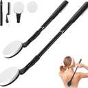 Lotion Applicator for Back, 25.7'' Long Handle Back Lotion Applicator, Easy Reach and Washable, Suitable for Use by Men and Women