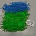 Set of 3- 6" Puffer Worms - Sensory Fidget and Soft Hairy Air-Filled Stress Balls - OT Autism SPD, Assorted