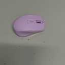 PEIOUS Wireless Mouse Jiggler  LED Wireless Mice with Buildin Mouse Mover, Rechargeable Moving Mouse for Laptop with Undetectable Random Movement Keeps Computers Awake  Purple