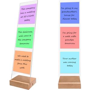 Monitor Memo Board with Removable Design Portable Sticky Note Holder for Computer Monitors, Monitor Sticky Note Board Office Desk Accessories, No Screen Damage, Fits Any Laptop and Desktop