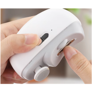 Electric Nail Clippers, Upgraded Adjustable Blade Opening for Thick & Thin Nail, 3-in-1 Smart Nail Clipper with Polishing, Electric Nail Trimmer with LED Light for Seniors, Kids, Adults