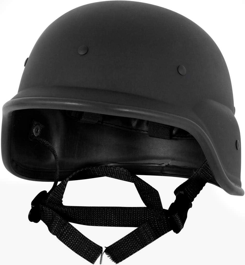 ABS Army Surplus Military Airsoft Tactical Helmet, 11 inch L x 10 inch W x 7.5 inch H